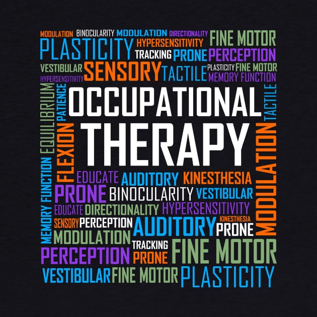 Occupational Therapy Words by LetsBeginDesigns